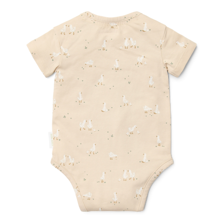 * Little Dutch Romper Korte Mouw Little Goose  | Beige
