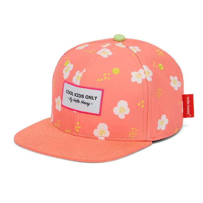 Hello Hossy pet Peachy Bloom met platte klep, verkrijgbaar bij De Gele Flamingo