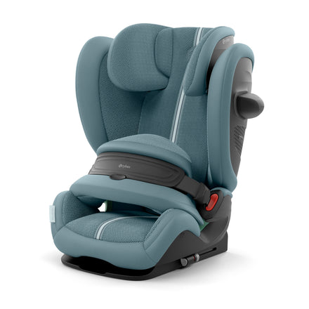 CYBEX Pallas G3 Plus in Stormy Blue met stoffen hoes die op 30 graden in de wasmachine mag, De Gele Flamingo