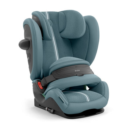 CYBEX Pallas G3 Plus autostoel in Stormy Blue, 2-in-1 model voor 15 maanden tot 12 jaar, bij De Gele Flamingo