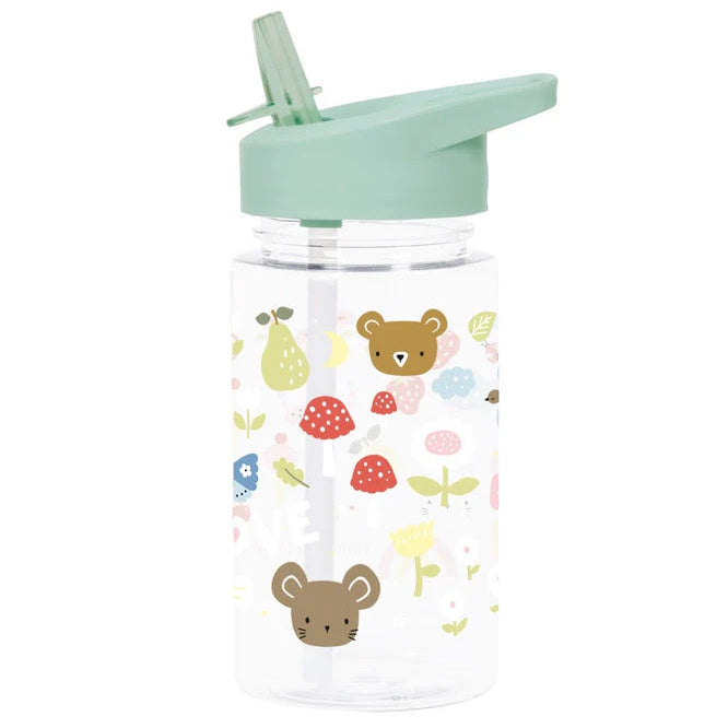 A Little Lovely Company tritan drinkfles 450 ml met Joy-print, vooraanzicht