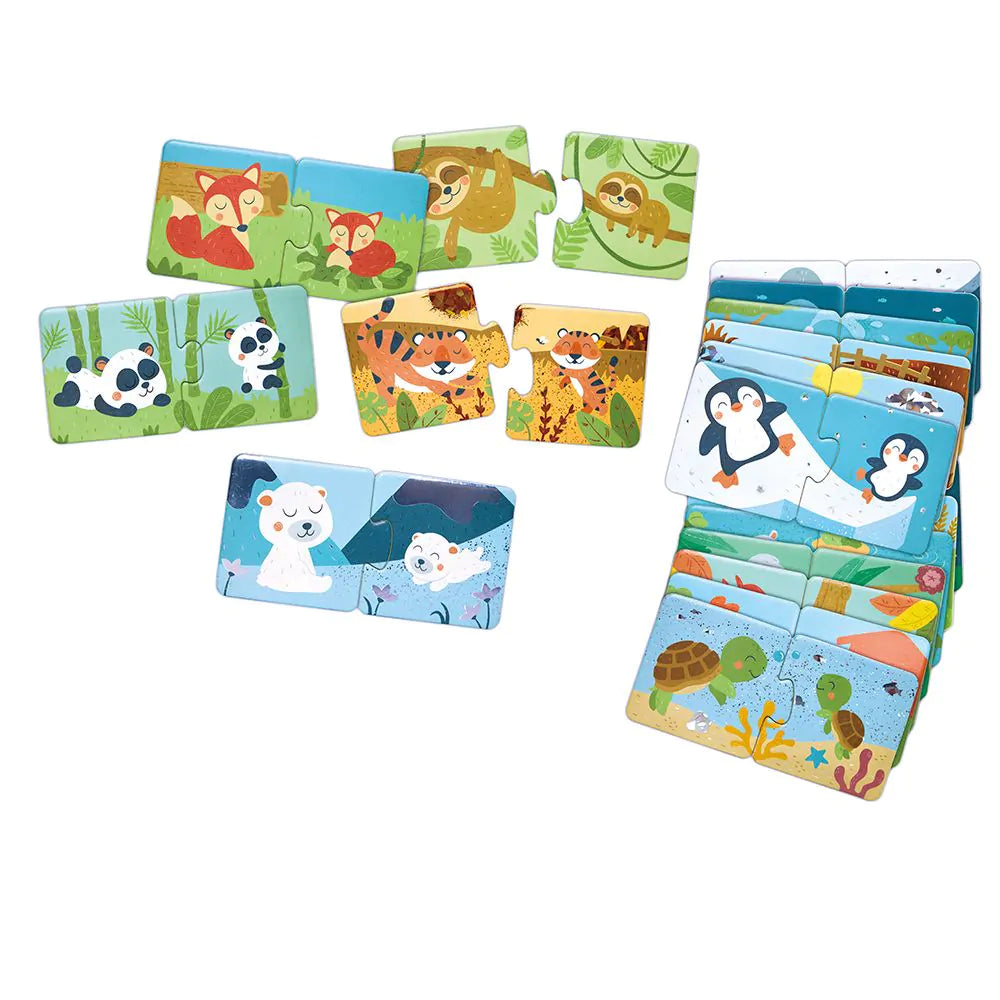 Hape Duo Puzzel | Animal's Family Pairing