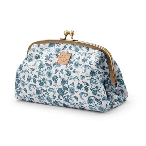 Elodie Zip&Go toilettas Garden Leo Toile met ritssluiting voor veilige opslag, verkrijgbaar bij De Gele Flamingo.
