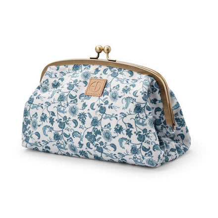 Elodie Zip&Go toilettas Garden Leo Toile met ritssluiting voor veilige opslag, verkrijgbaar bij De Gele Flamingo.