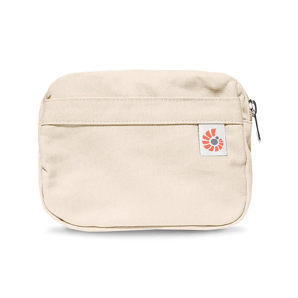 Ergobaby Omni Classic Mesh Natural Beige met brede heupriem en lendensteun, uit het assortiment van De Gele Flamingo