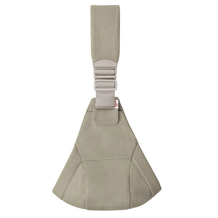 Handig voorvak van de Ergobaby Upsie Sling Soft Olive, machinewasbare draagzak uit het assortiment van De Gele Flamingo
