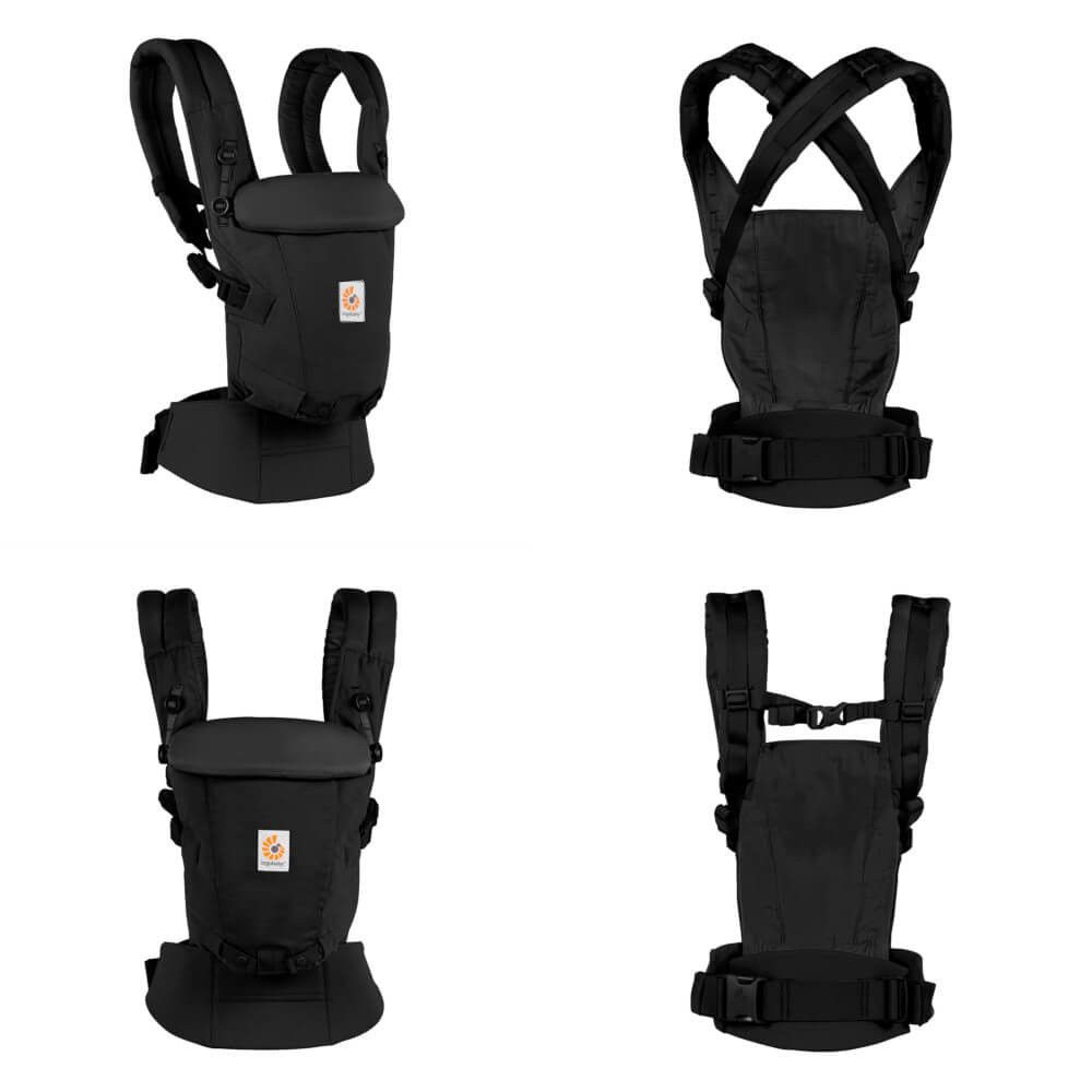 * Ergobaby Multi Position Draagzak Adapt 0-4Y | Onyx Black