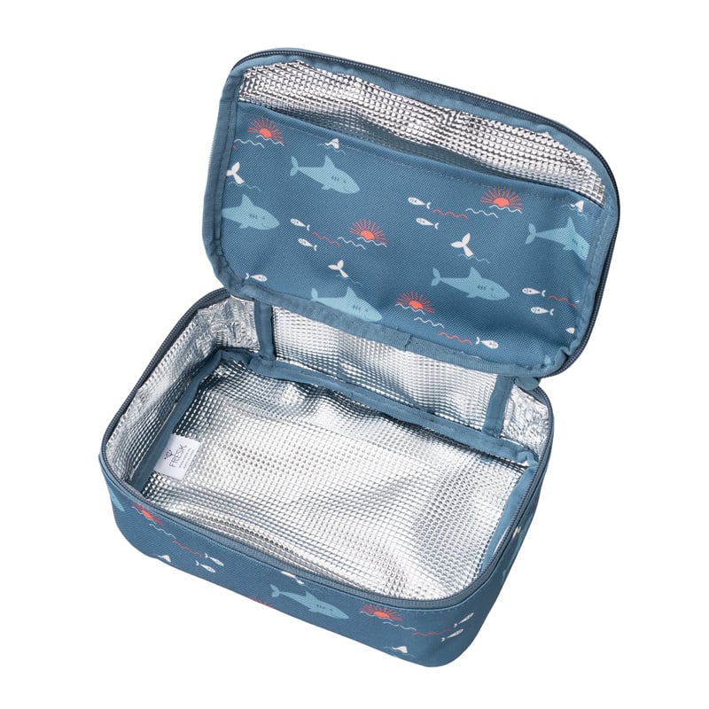 Fresk thermische koeltas met Shark-print