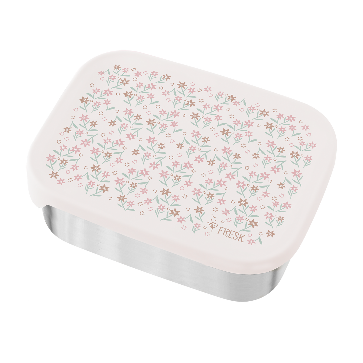 Fresk brooddoos met verdeelvakje in de Garden Flowers-print voor kinderen