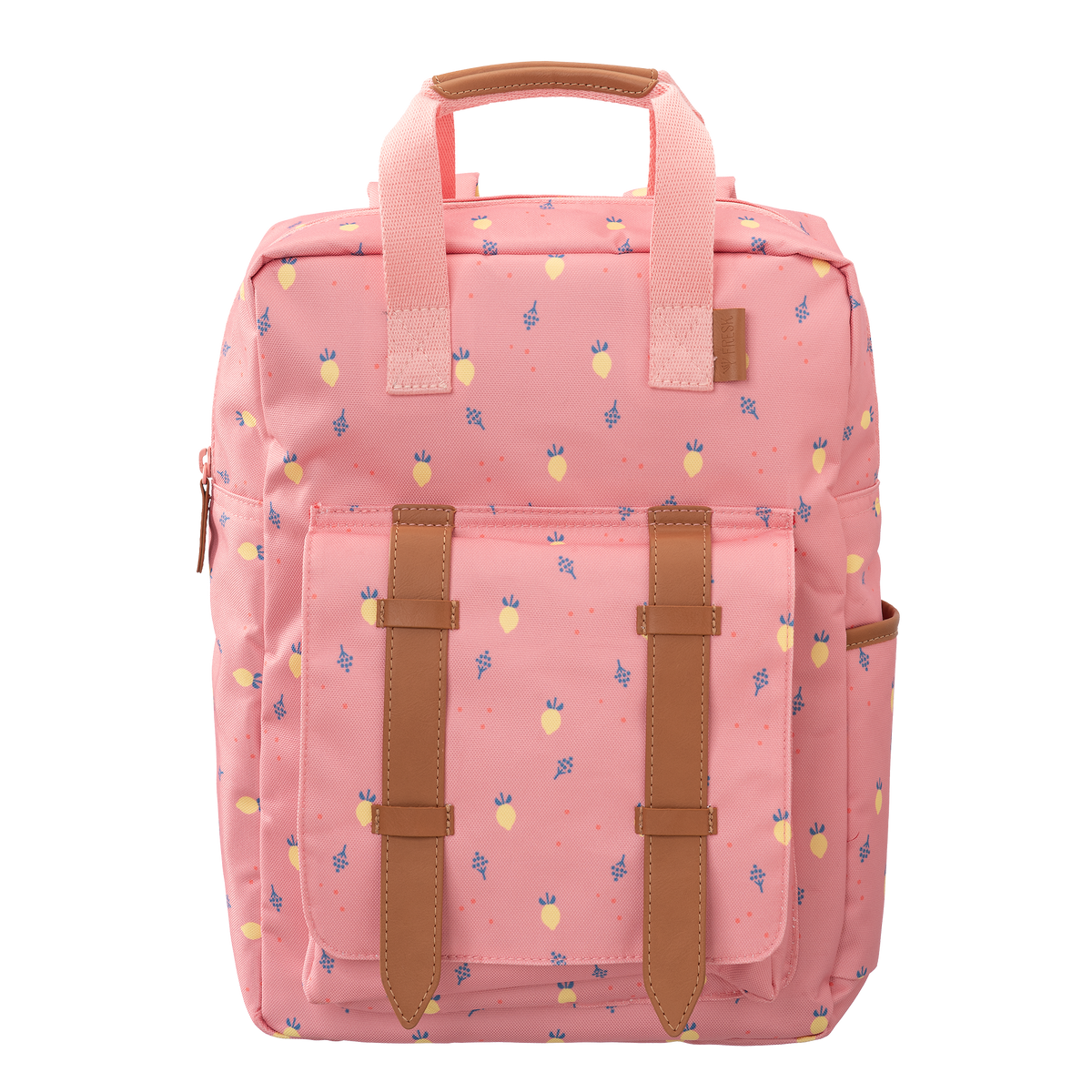 Fresk Rugzak Groot met Summer Fruit-print, waterafstotende schoolrugzak voor kinderen