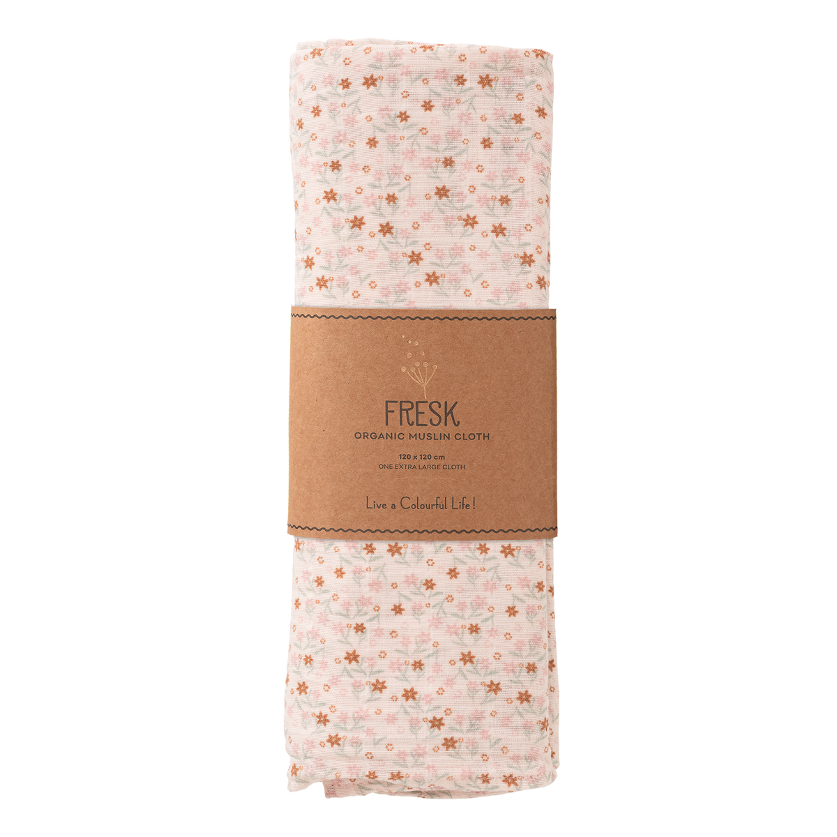 * Fresk Hydrofiele Doek 120x120cm | Garden Flowers