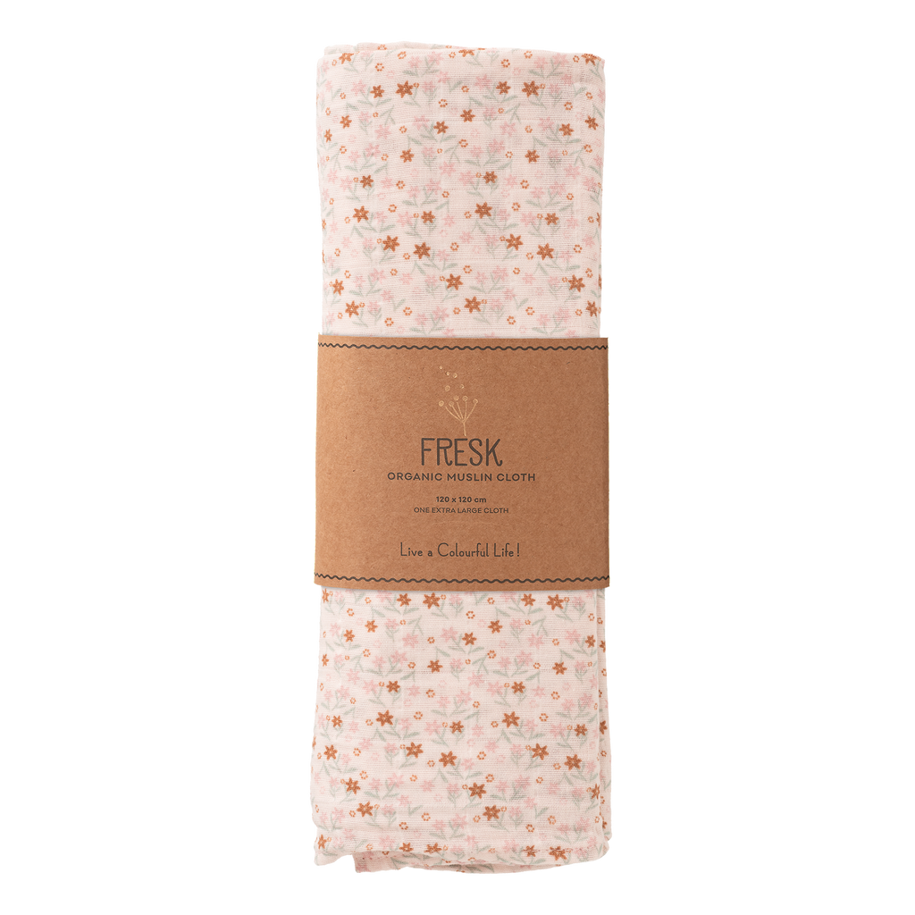 * Fresk Hydrofiele Doek 120x120cm | Garden Flowers