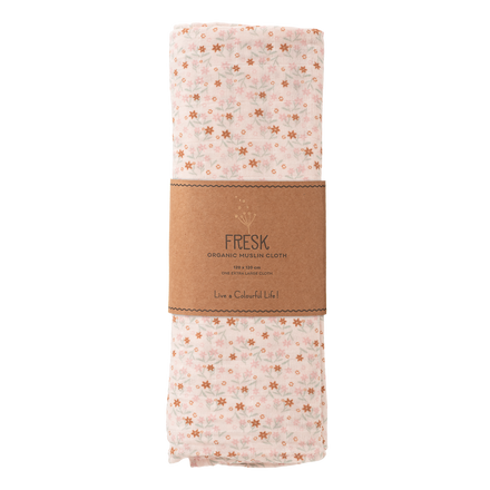 * Fresk Hydrofiele Doek 120x120cm | Garden Flowers