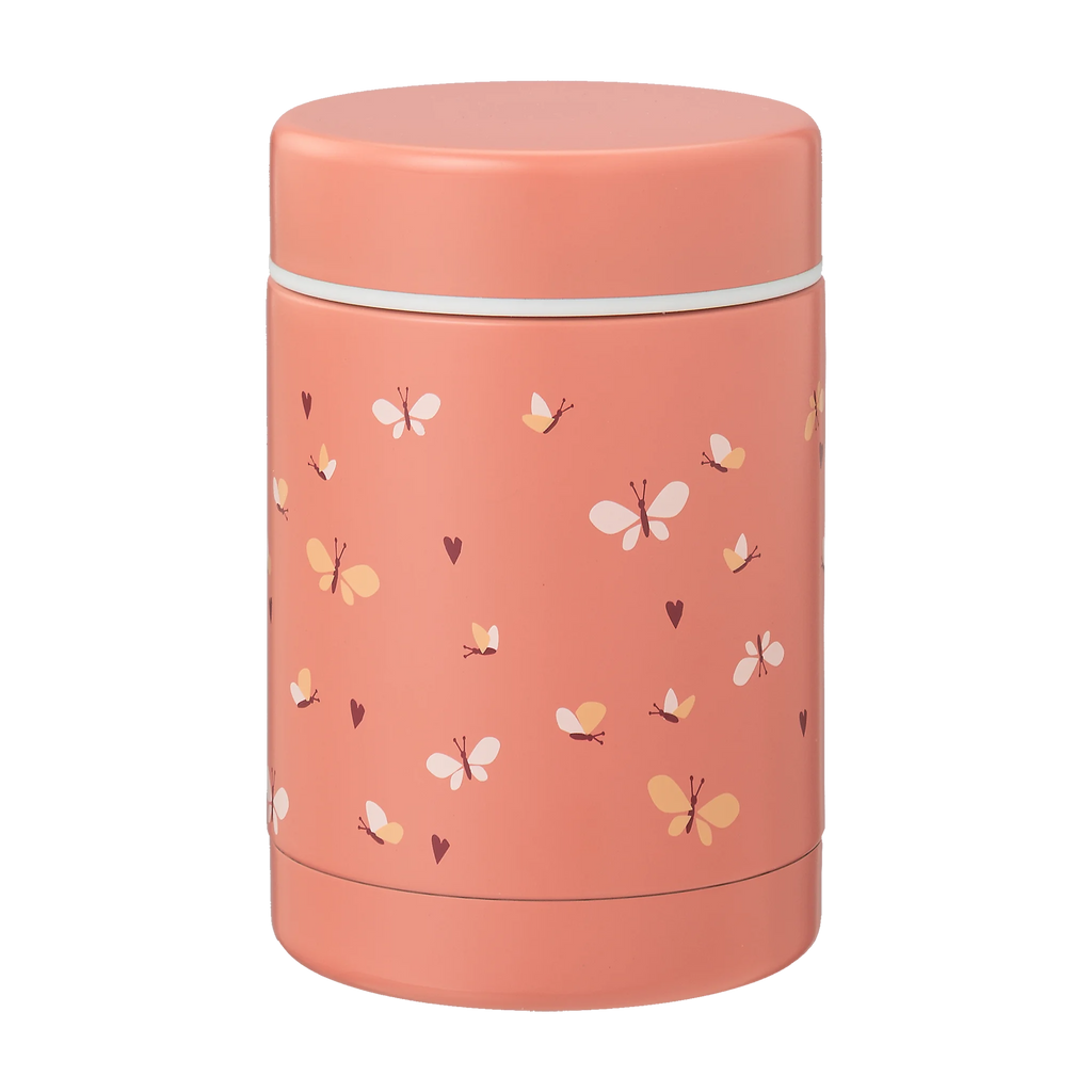 Fresk RVS Food Jar 300 ml met Butterfly-print