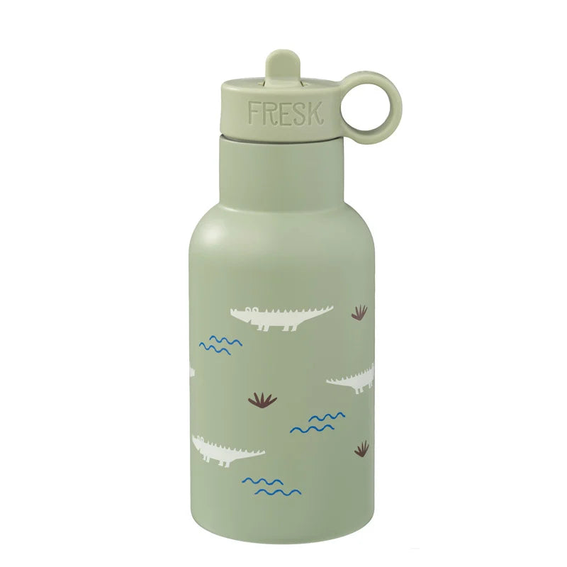 Fresk RVS thermische drinkfles 350 ml met Crocodile-print