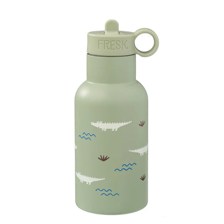 Fresk RVS thermische drinkfles 350 ml met Crocodile-print