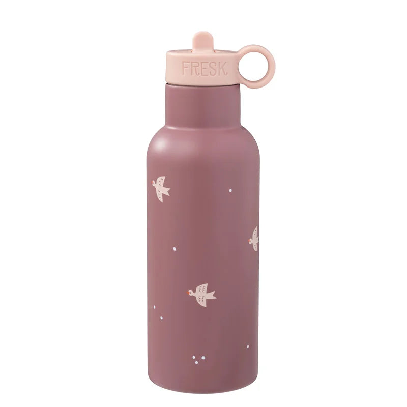 Fresk RVS Thermische Drinkfles 500 ml met Swallow-print, dubbelwandig en lekvrij