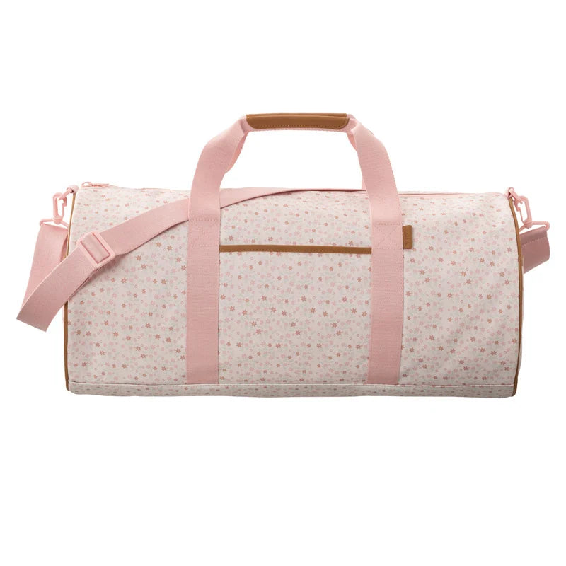 Fresk grote weekendtas met Garden Flowers-print