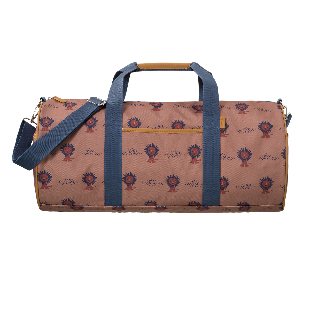 Fresk Weekendtas Groot met Lion-print, ruime kinderweekendtas van gerecycled PET