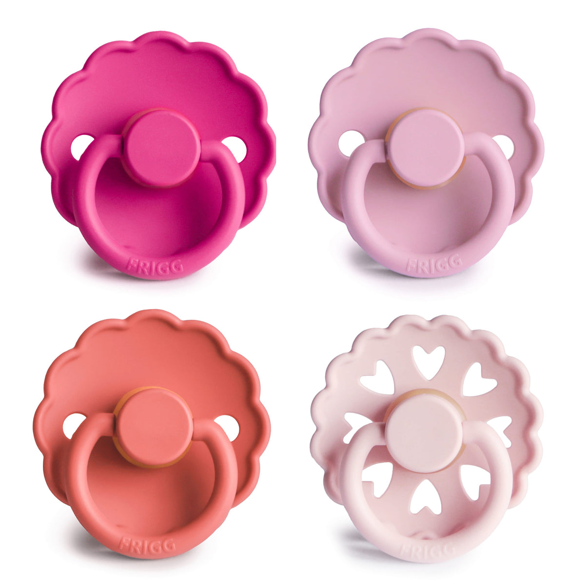 Frigg 4-Pack Latex Rosy Romance Rond | Maat 2