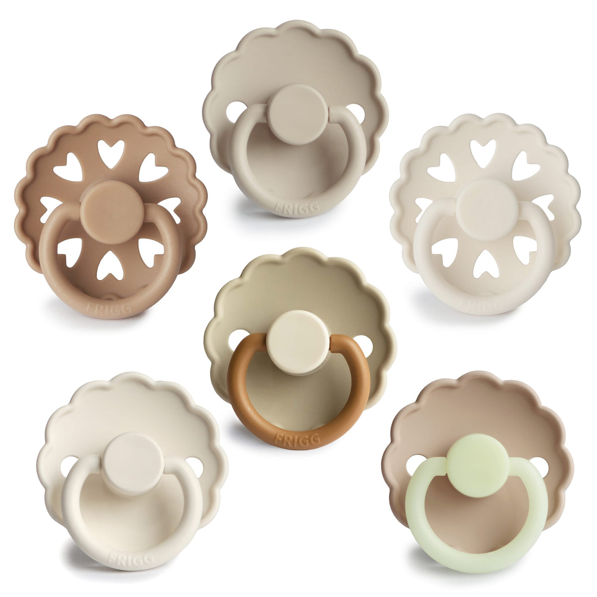 Frigg 6-Pack Silicone Cinnamon Charm Rond | Maat 2