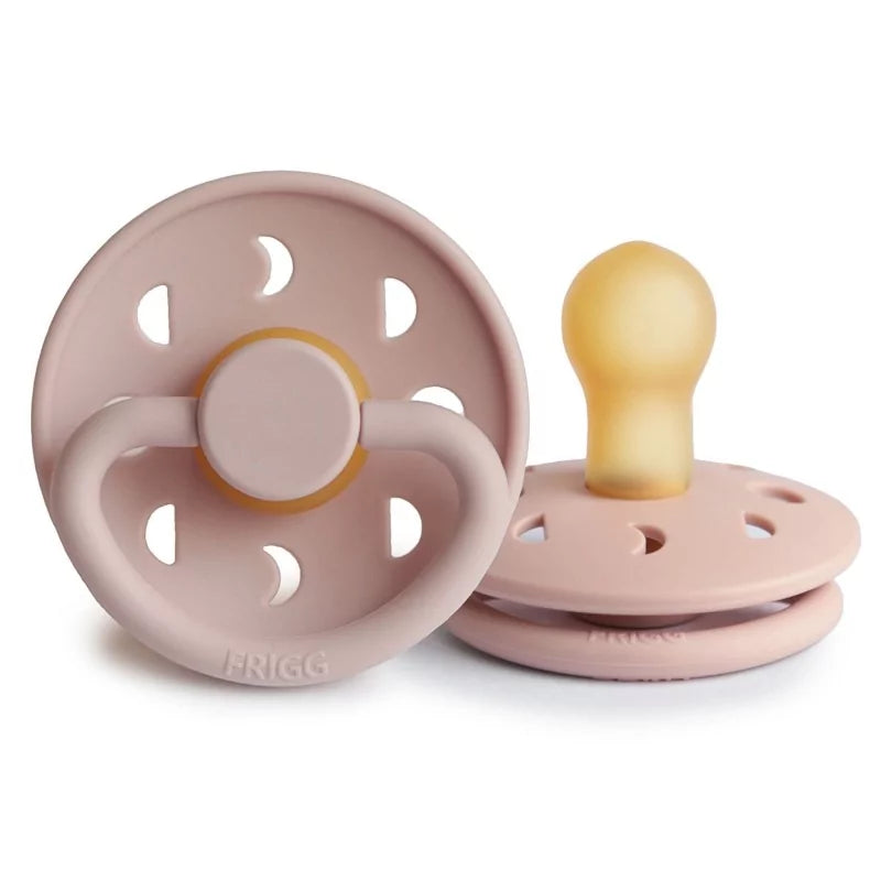 * Frigg Moon Phase Latex Fopspeen 6+M Rond | Blush