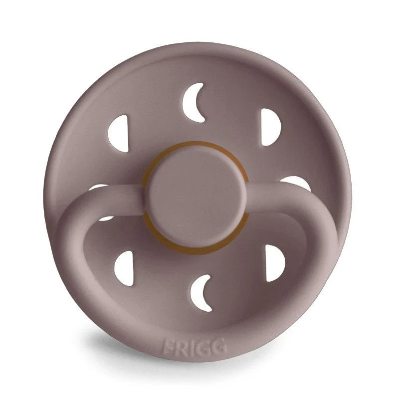 * Frigg Moon Phase Fopspeen 6-12M Rond | Twilight Mauve
