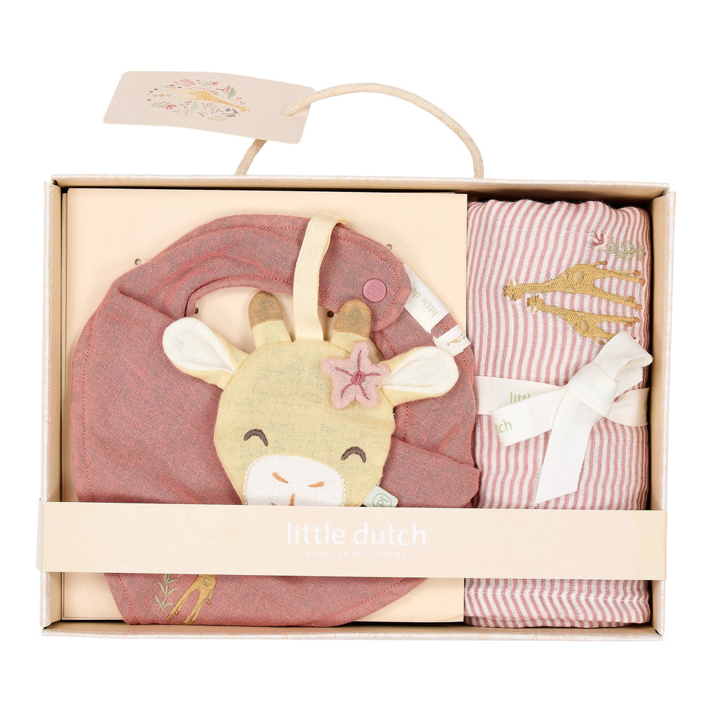 Little Dutch Geschenkdoos Giftbox Blooming Safari | Roze