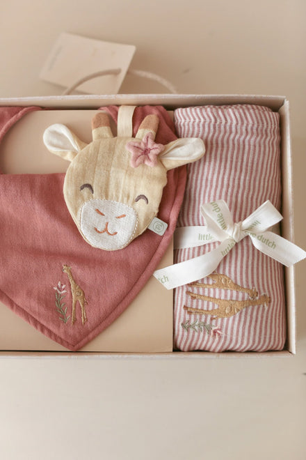 Little Dutch Geschenkdoos Giftbox Blooming Safari | Roze