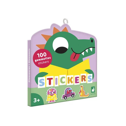 Janod 100 Stickers | Dinosaurussen