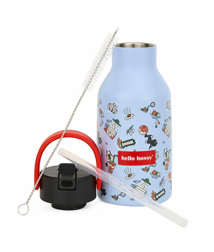 Hello Hossy drinkfles Dunk, print van dichtbij