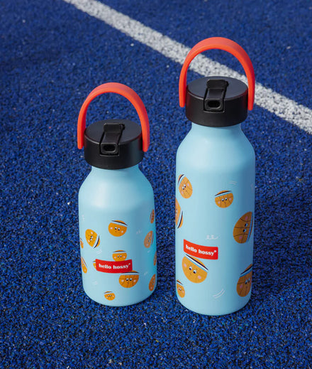 Hello Hossy drinkfles Bball Crew met drinkrietje, detailweergave
