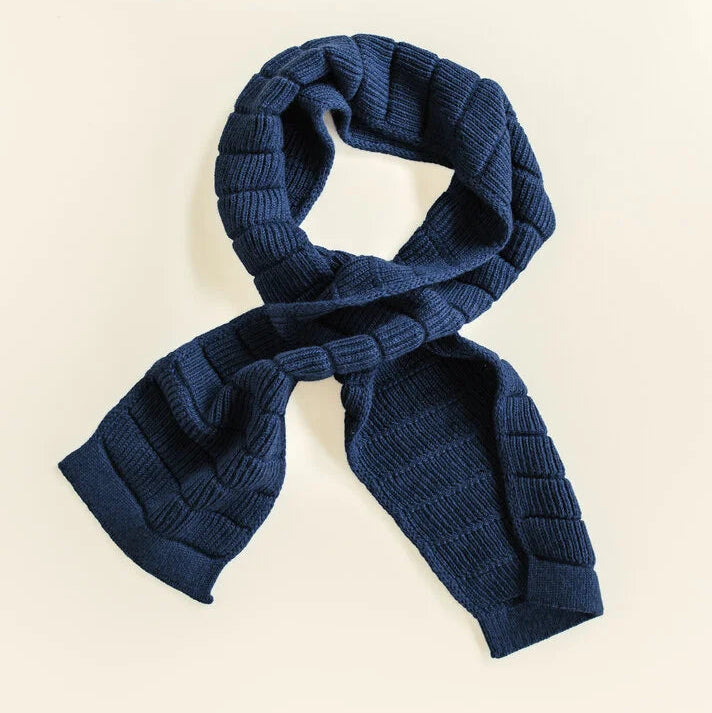 Hvid Sjaal Jacobino | Blue
