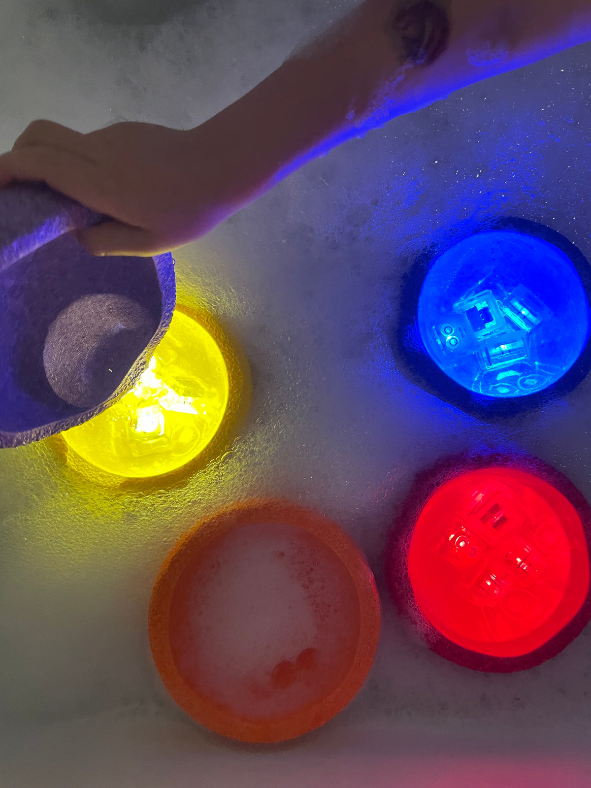 Glo Pals Light Up Cubes Badspeelgoed Blauw | Blair