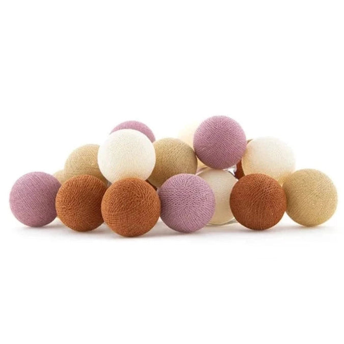 Cotton Ball Lights Lichtslinger 20 stuks | Rusty