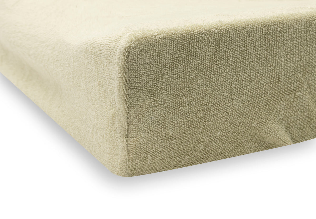 Jollein aankleedkussenhoes van badstof 50x70 cm in Soft Matcha