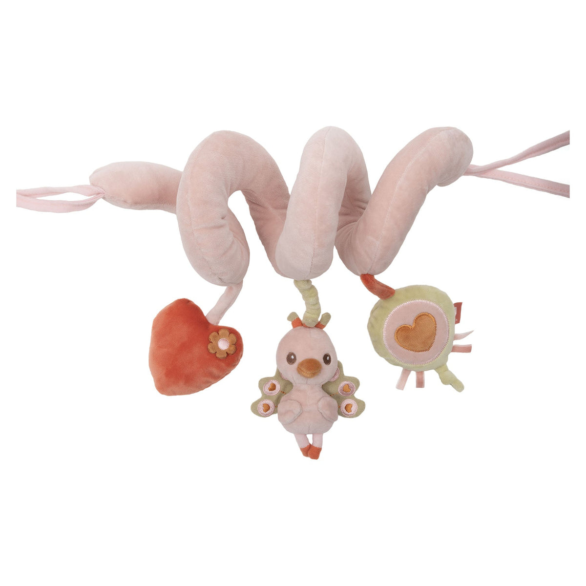 Jollein activiteitenspiraal Soft Plumes, babyspiraal voor box en maxi cosi