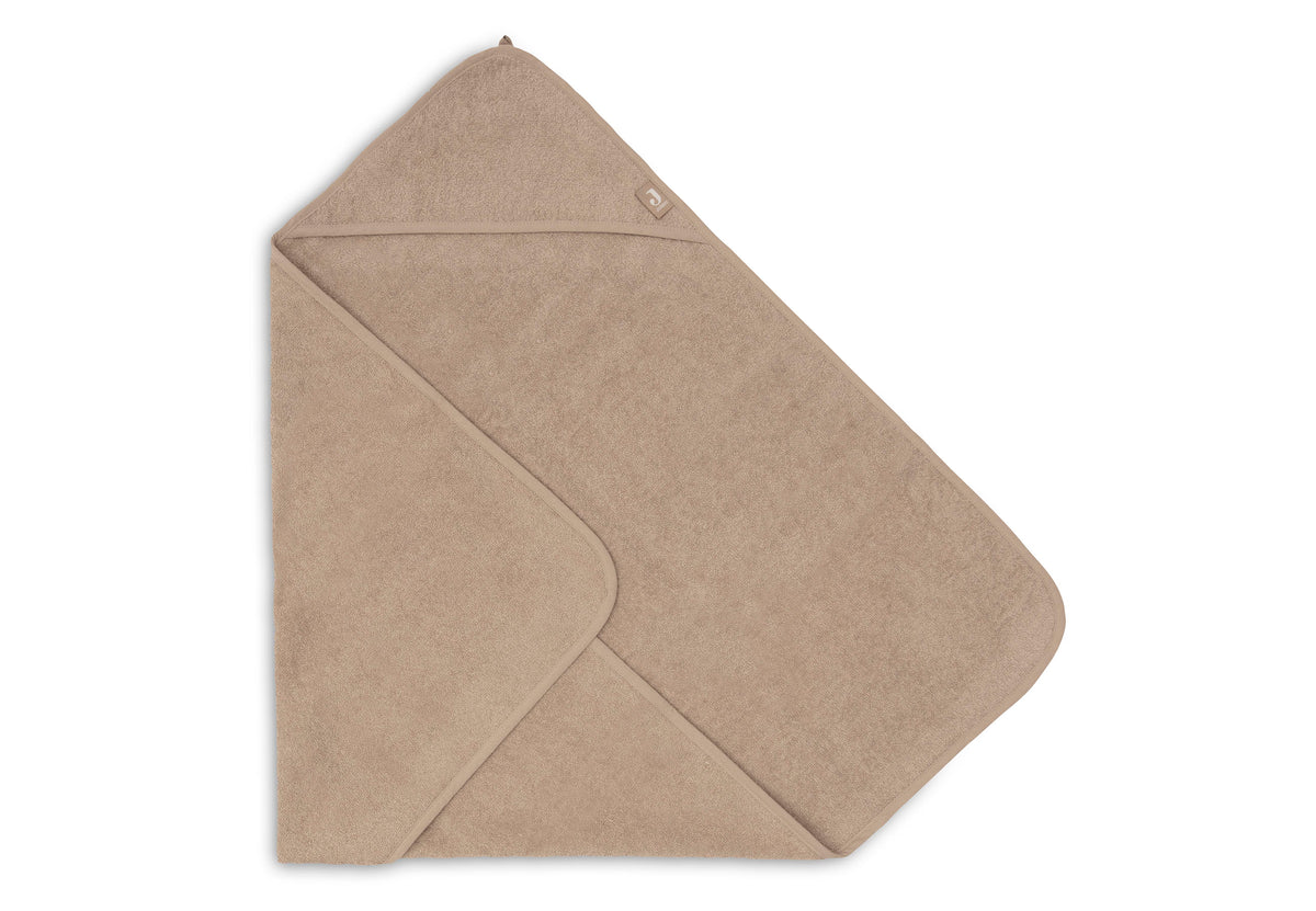 Jollein badcape badstof 75x75 cm in de kleur Milky Coffee