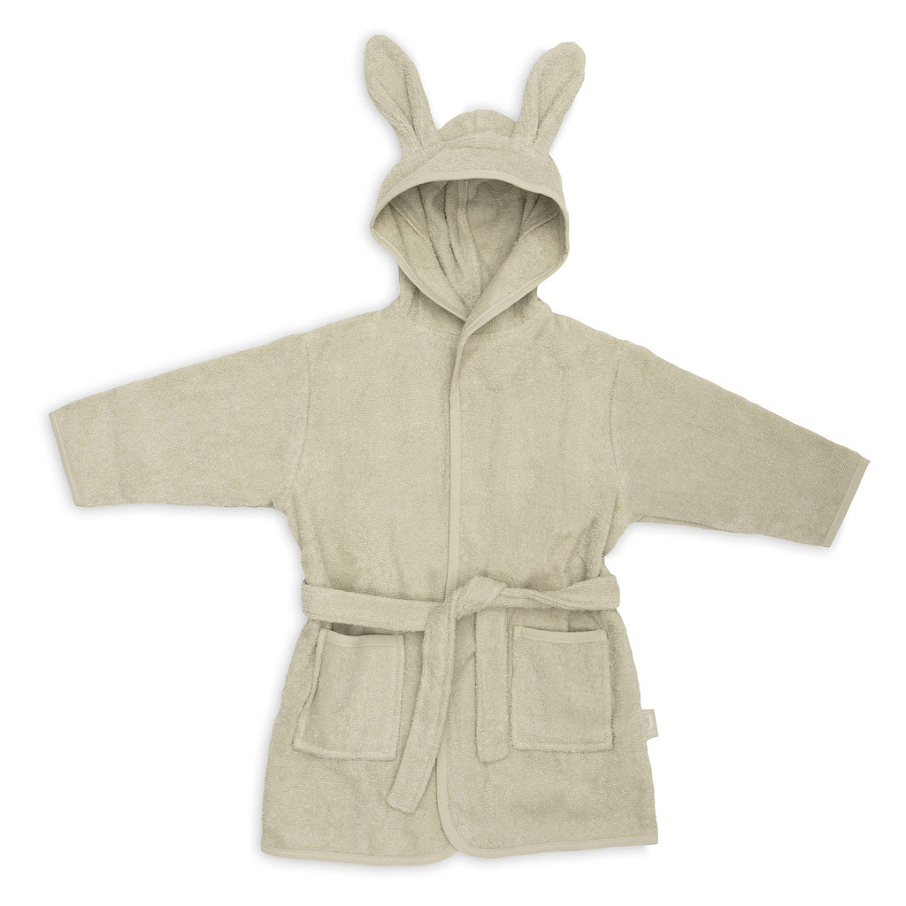 Jollein badjas in de kleur Soft Matcha met capuchon