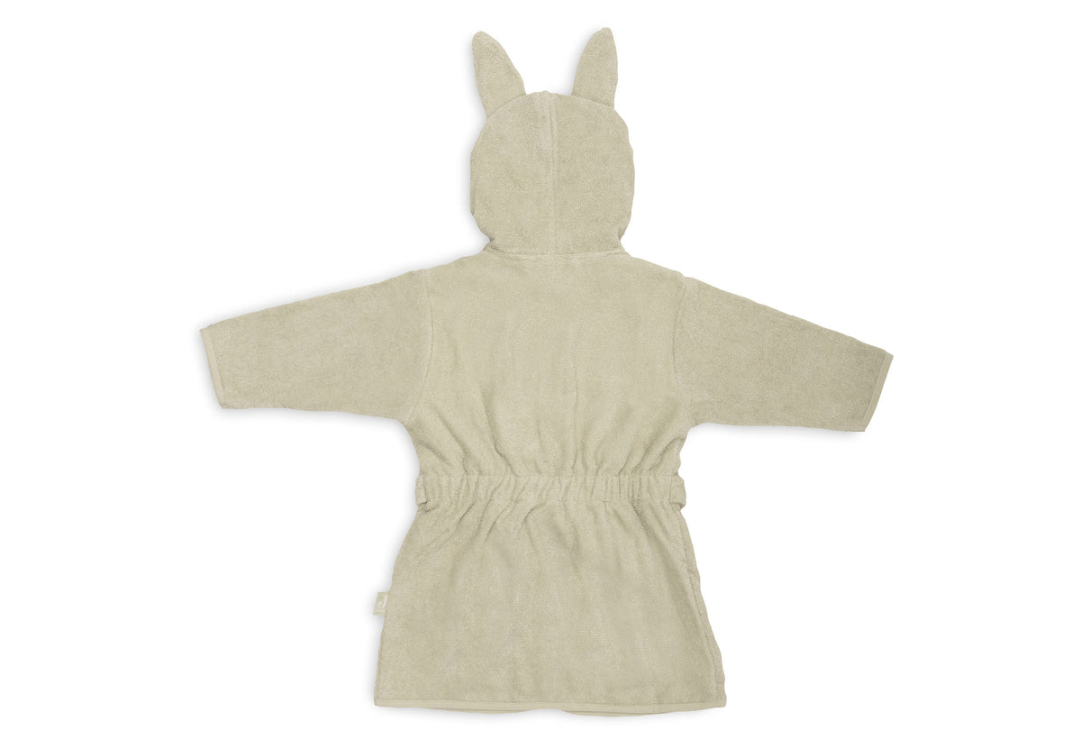 Jollein badjas in de kleur Soft Matcha met capuchon