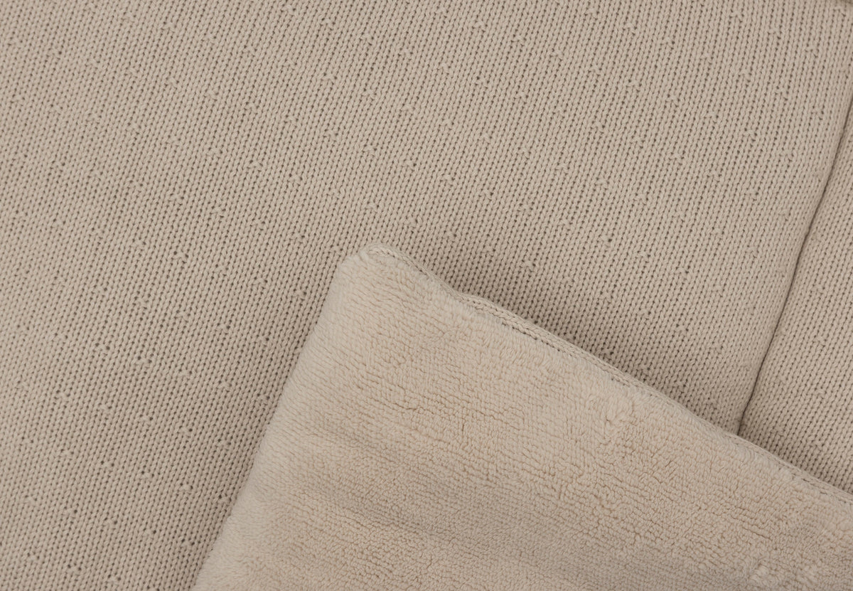 Jollein boxkleed 75x95 cm Sprinkle Knit in de kleur Sand