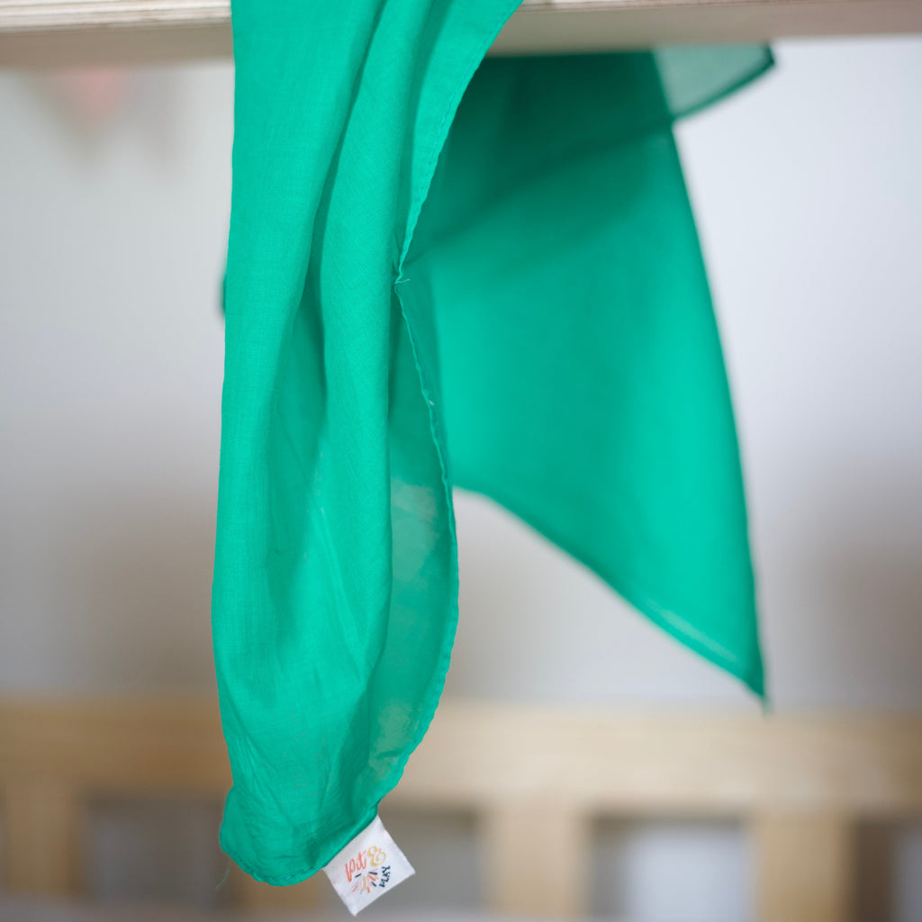 Pit & Play Regenboog Speeldoek 48x48cm | Groen