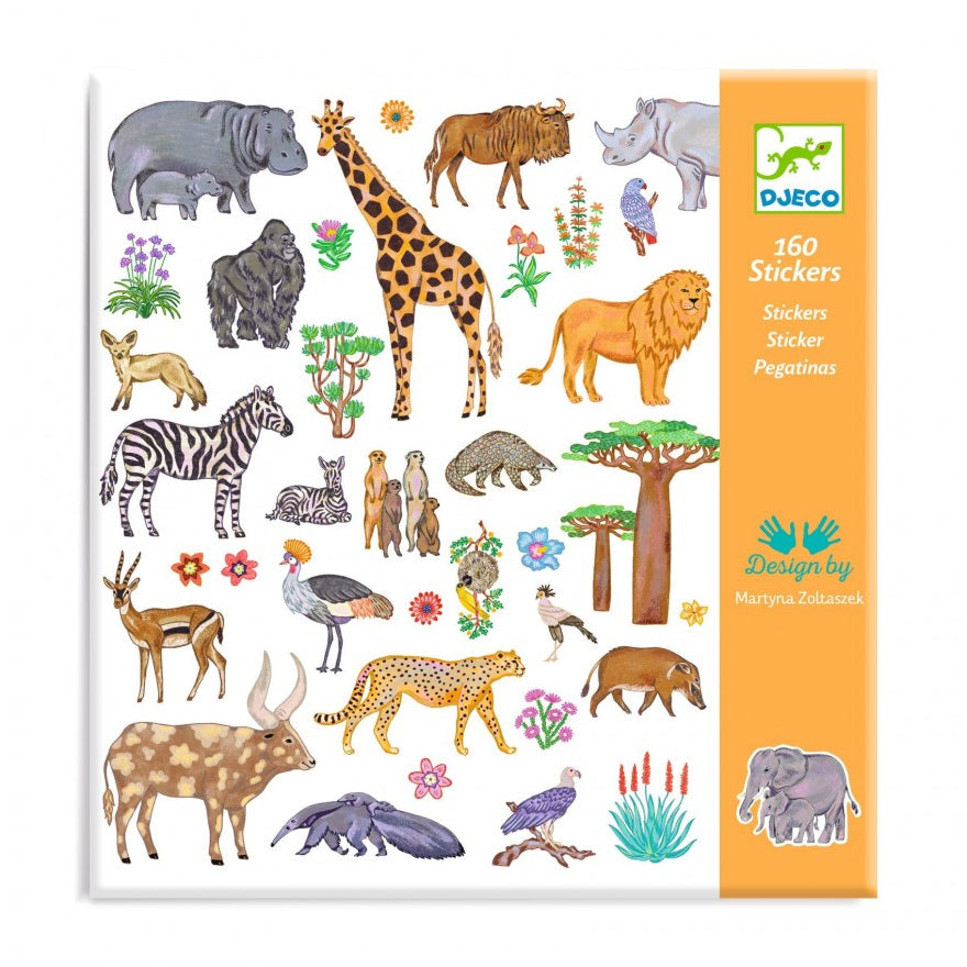 Djeco Stickerset 160 Stickers | Kenia