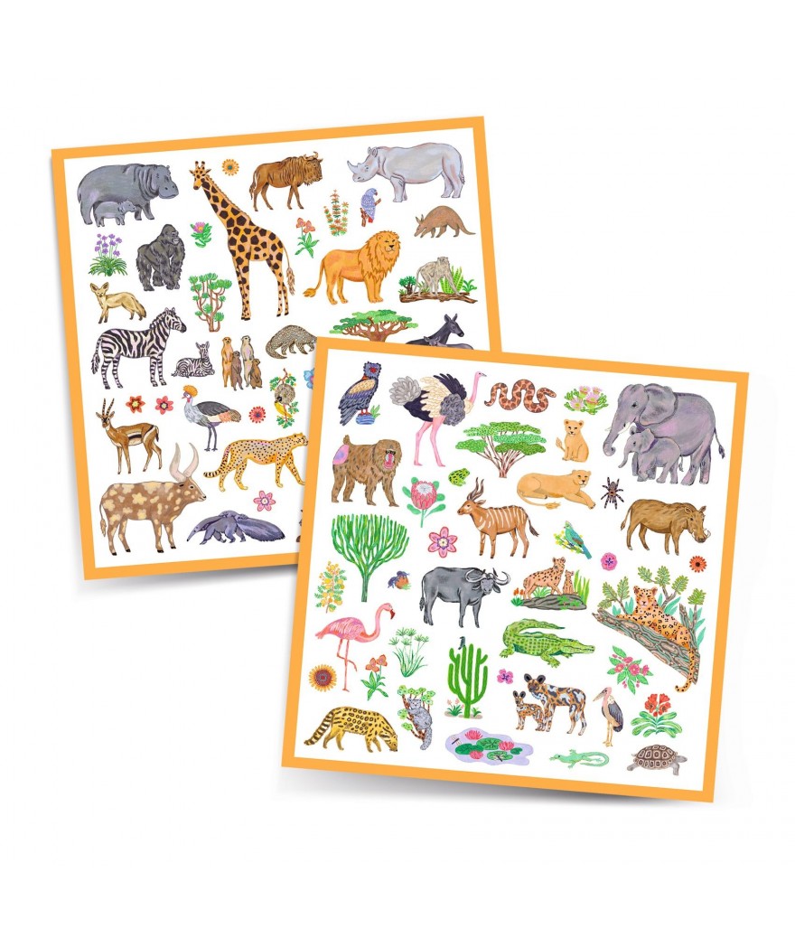 Djeco Stickerset 160 Stickers | Kenia