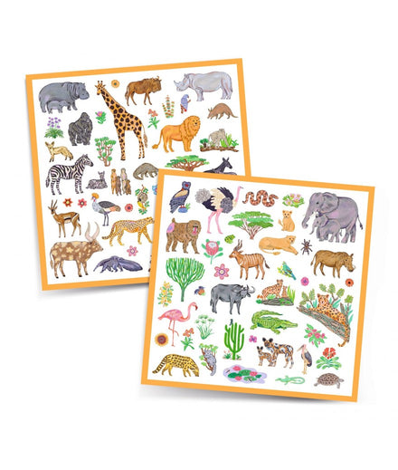 Djeco Set 160 Stickers | Kenia