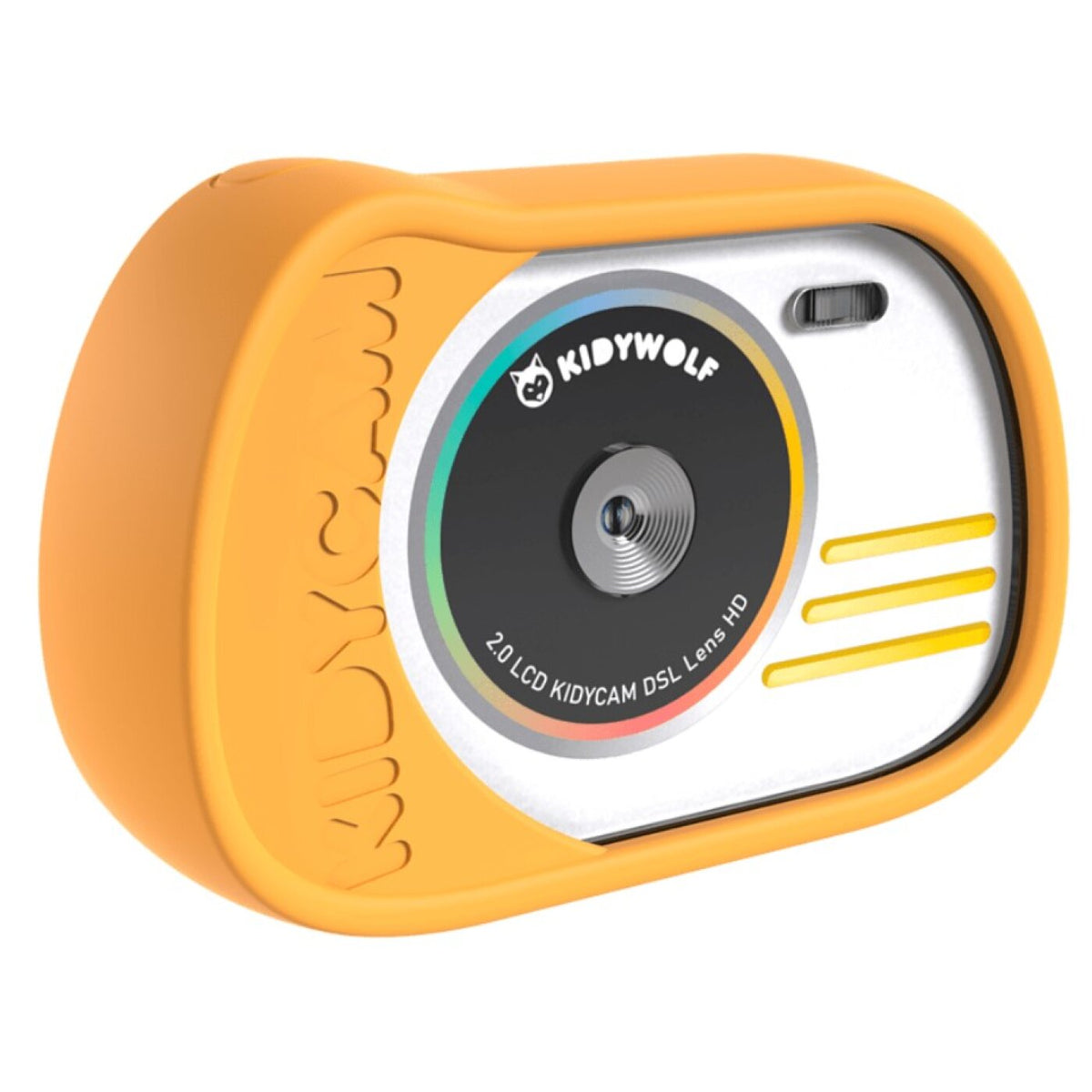 Kidywolf Kidycam waterdichte kindercamera in oranje - vooraanzicht