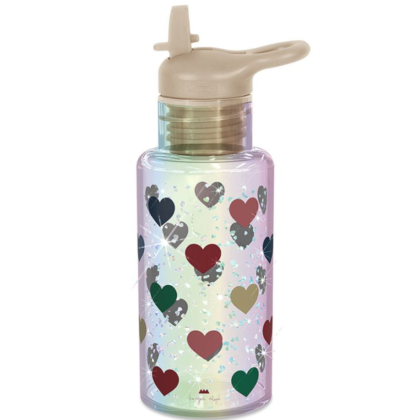 Konges Sløjd Glitter Thermo Fles Bon Coeur Coloré, vooraanzicht
