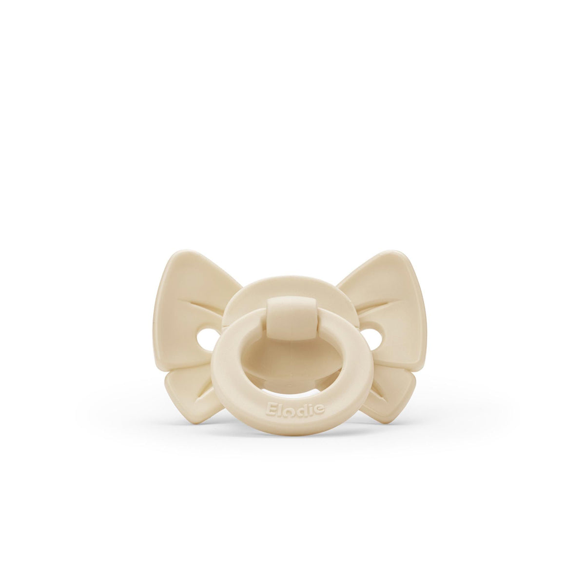 * Elodie Binky Bow Fopspeen +3m | Oat White