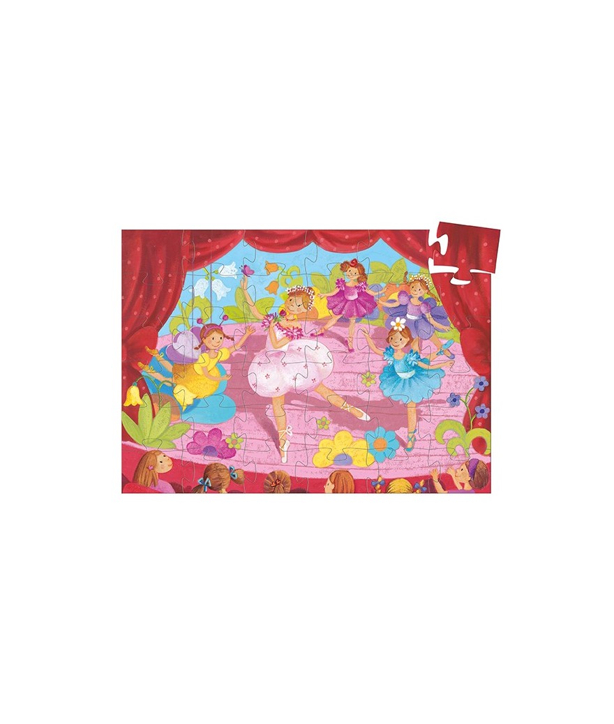Djeco Puzzel 36 Stukken | La Ballerine à La Fleur