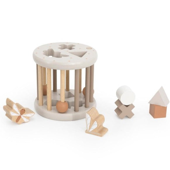 Label Label Vormenstoof Rond | Nougat
